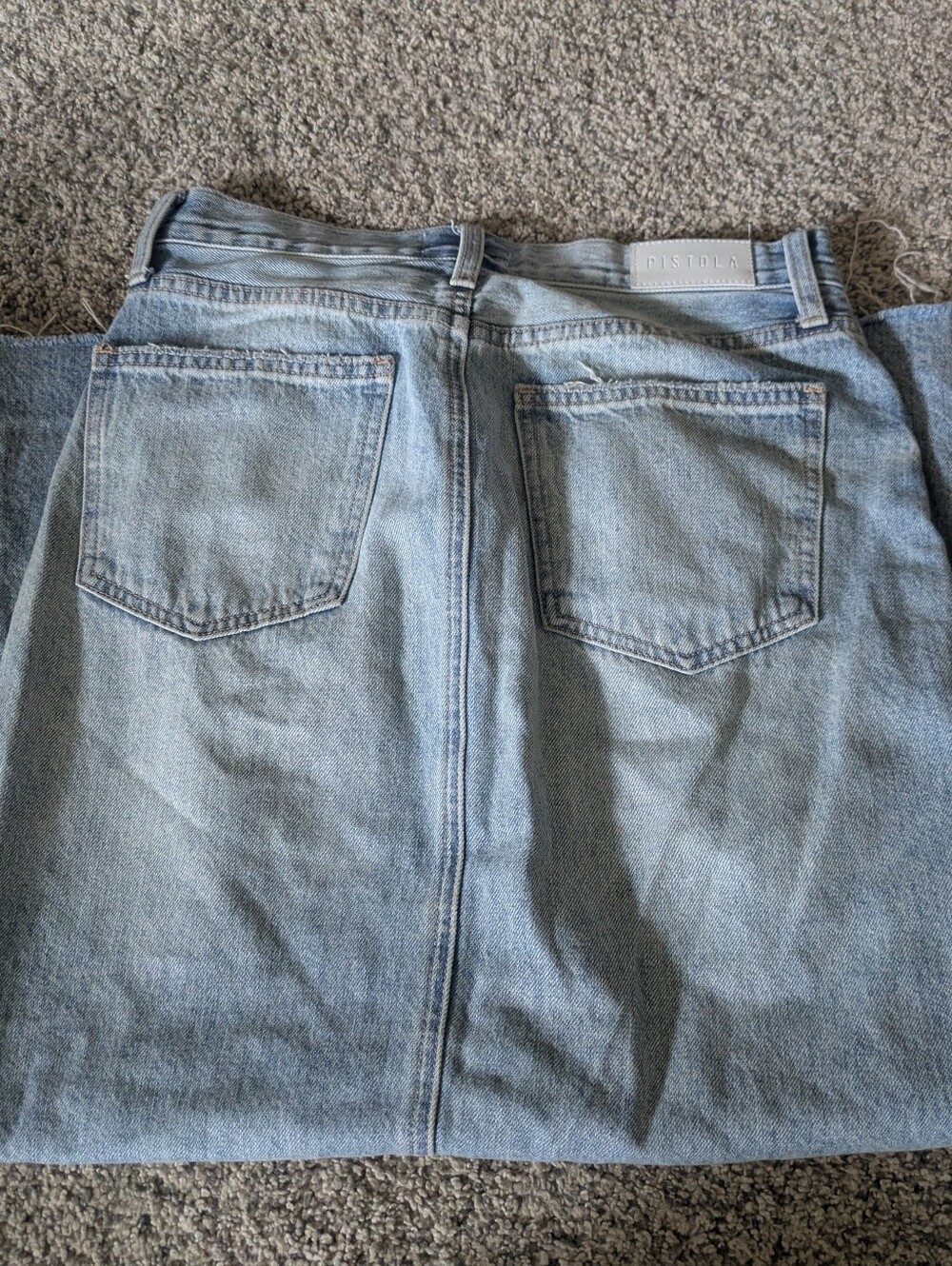 Pistola Alice Midi Denim Skirt - Picture 6 of 8